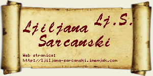 Ljiljana Šarčanski vizit kartica